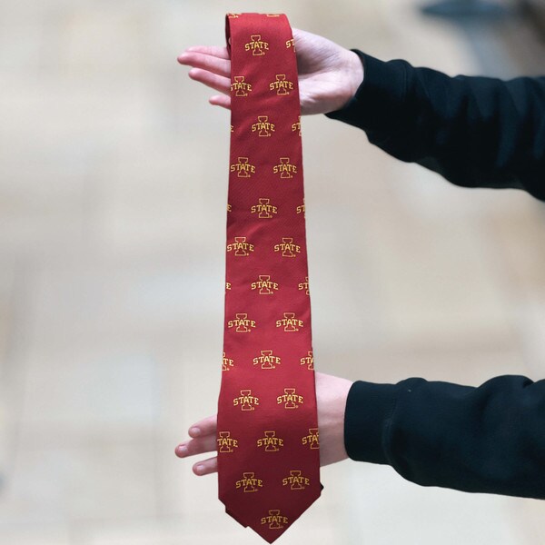 Eagles Wings I-State Cardinal & Gold Necktie